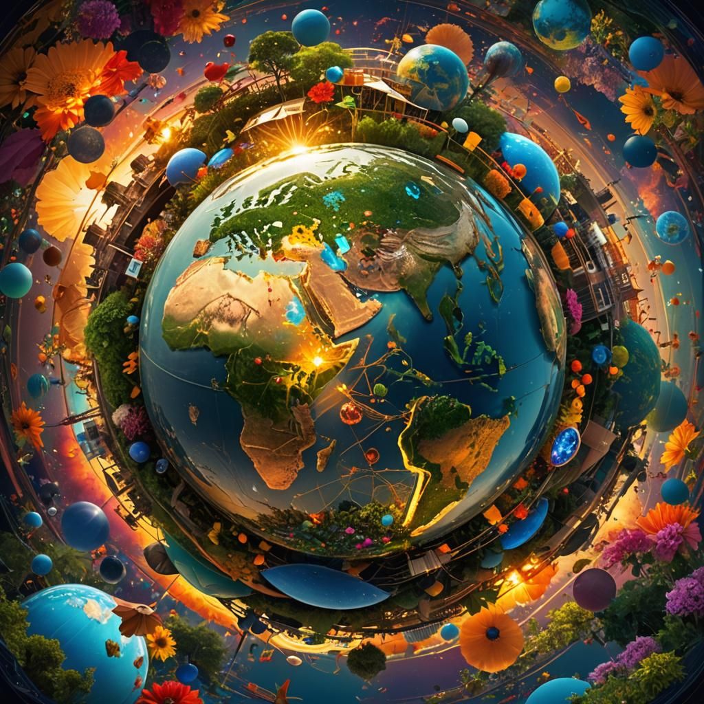 One Earth One Home  by @Lady on Fire