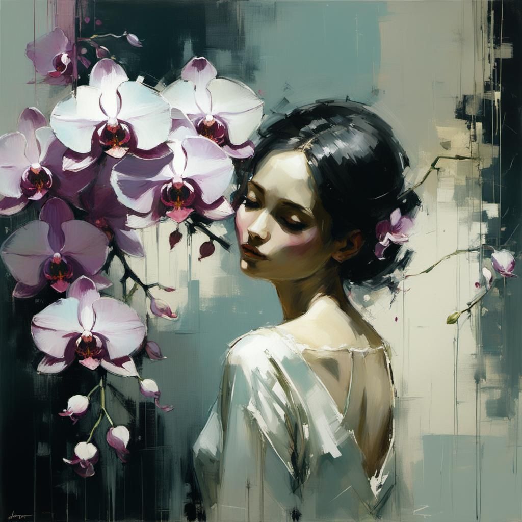 silk and orchid with love  by @Ittajad