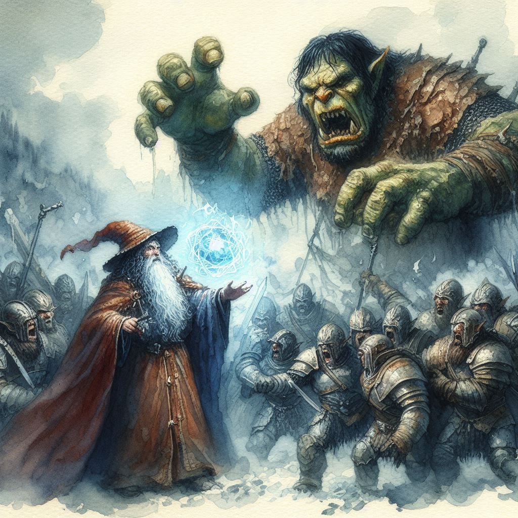Wizard Vs Orc.