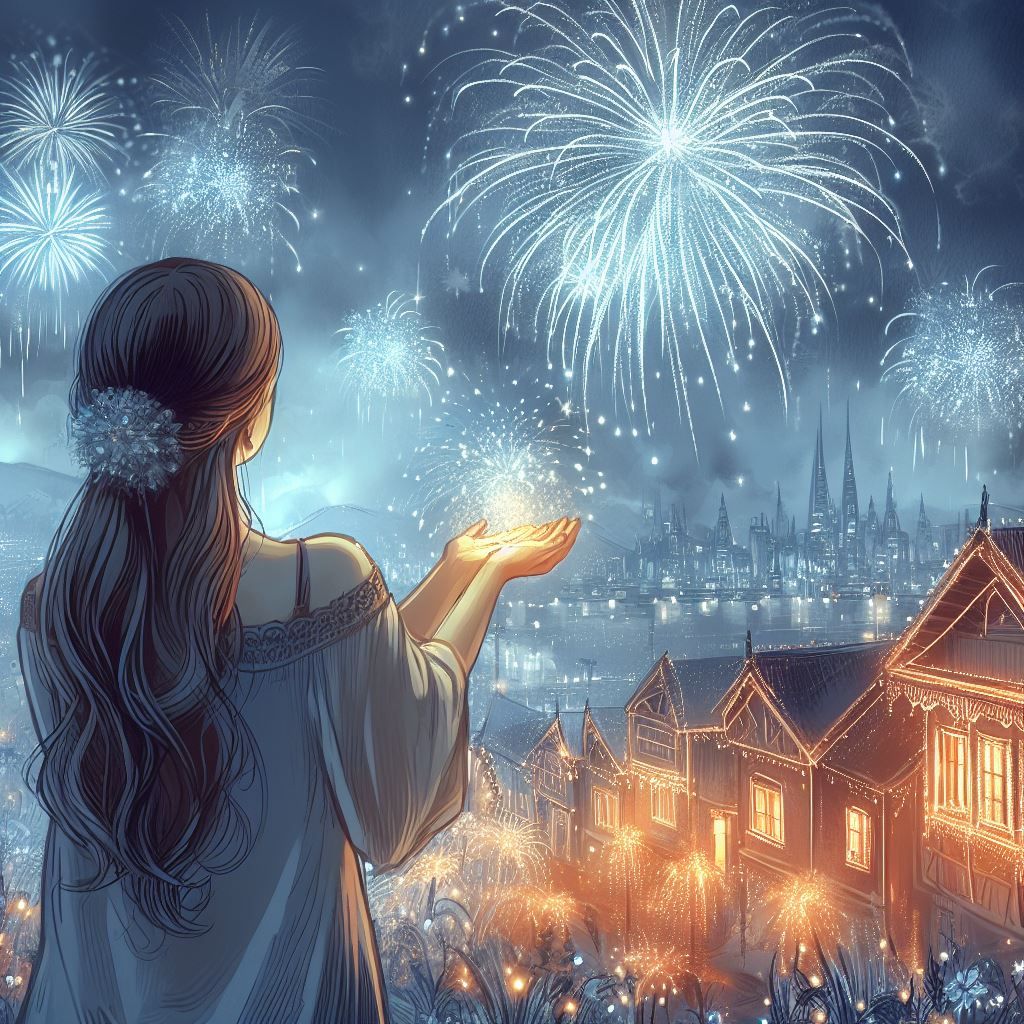 Feu d'artifice du coeur