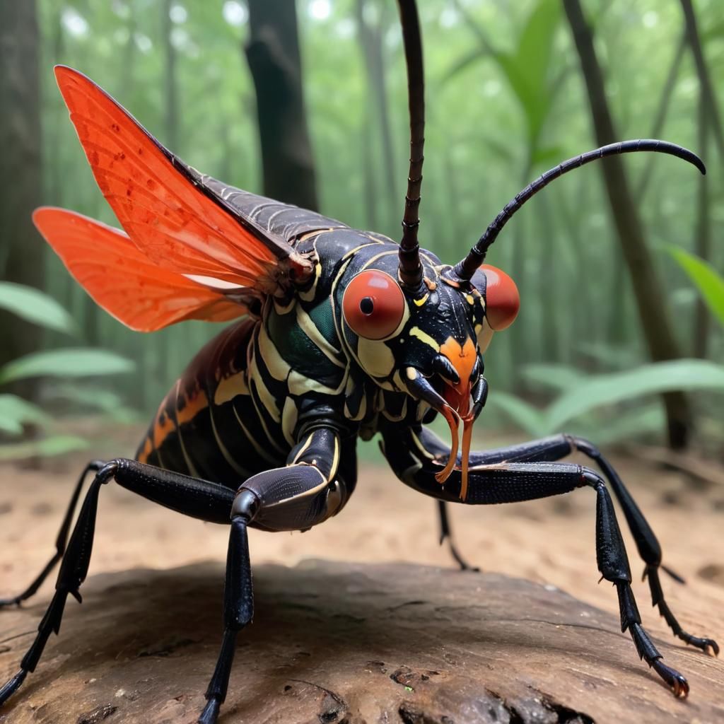 AI Generated Image of a Buffalo