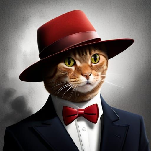 Secret Agent Cat Ai Generated Artwork Nightcafe Creator