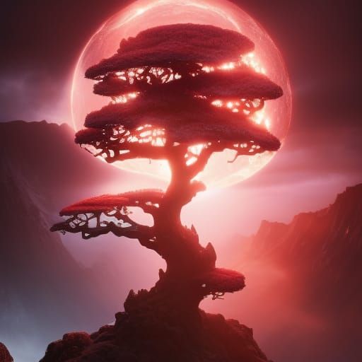 Wise Mystical Tree is evil - AI Generated Artwork - NightCafe Creator