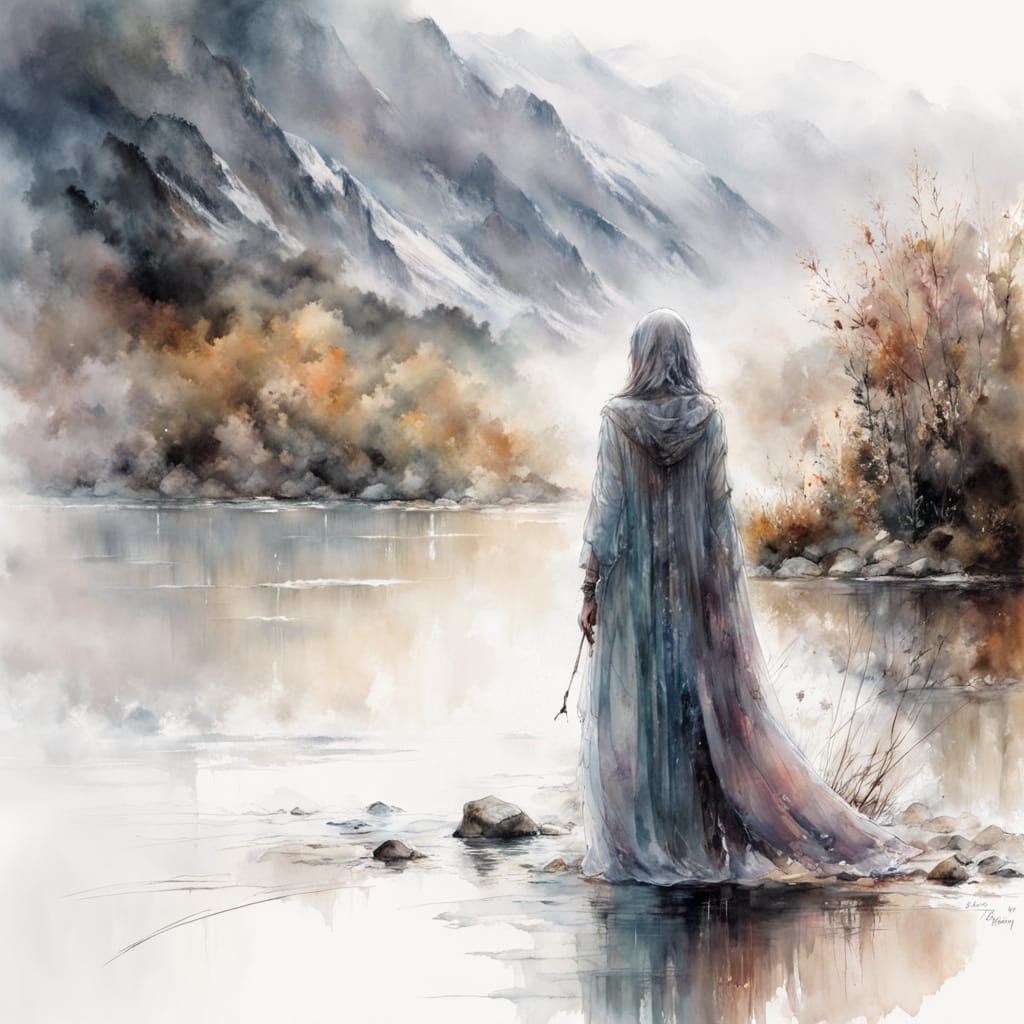 Waiting for his return. 8 likes  by @Zs Art Collection