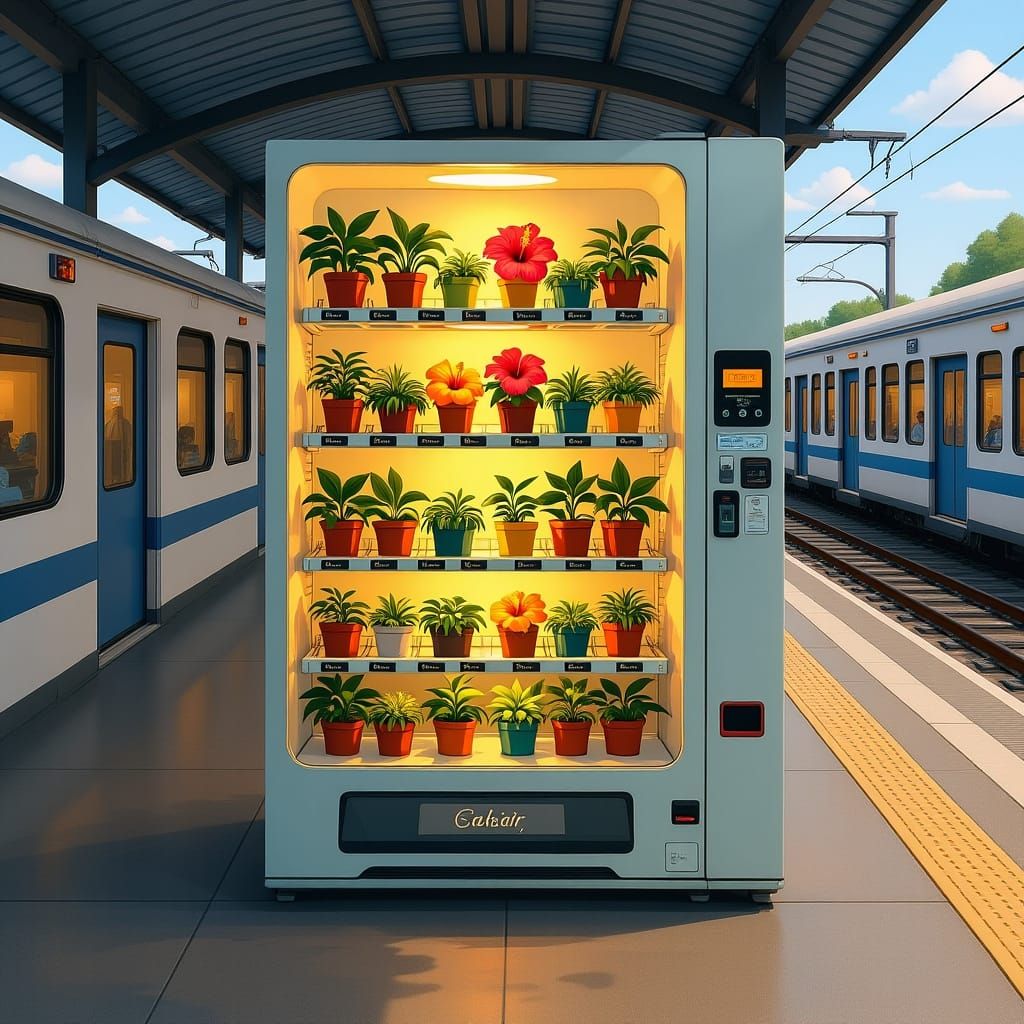 Botanical Vending Machine  by @bronfoth
