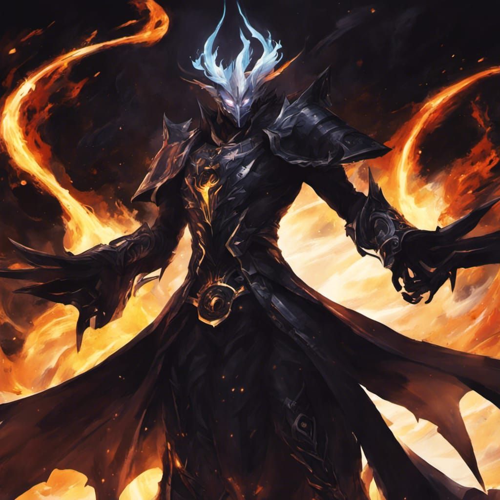 Abyssal Eclipse, Lord Umbra Ignis embodied both despair and dominion ...