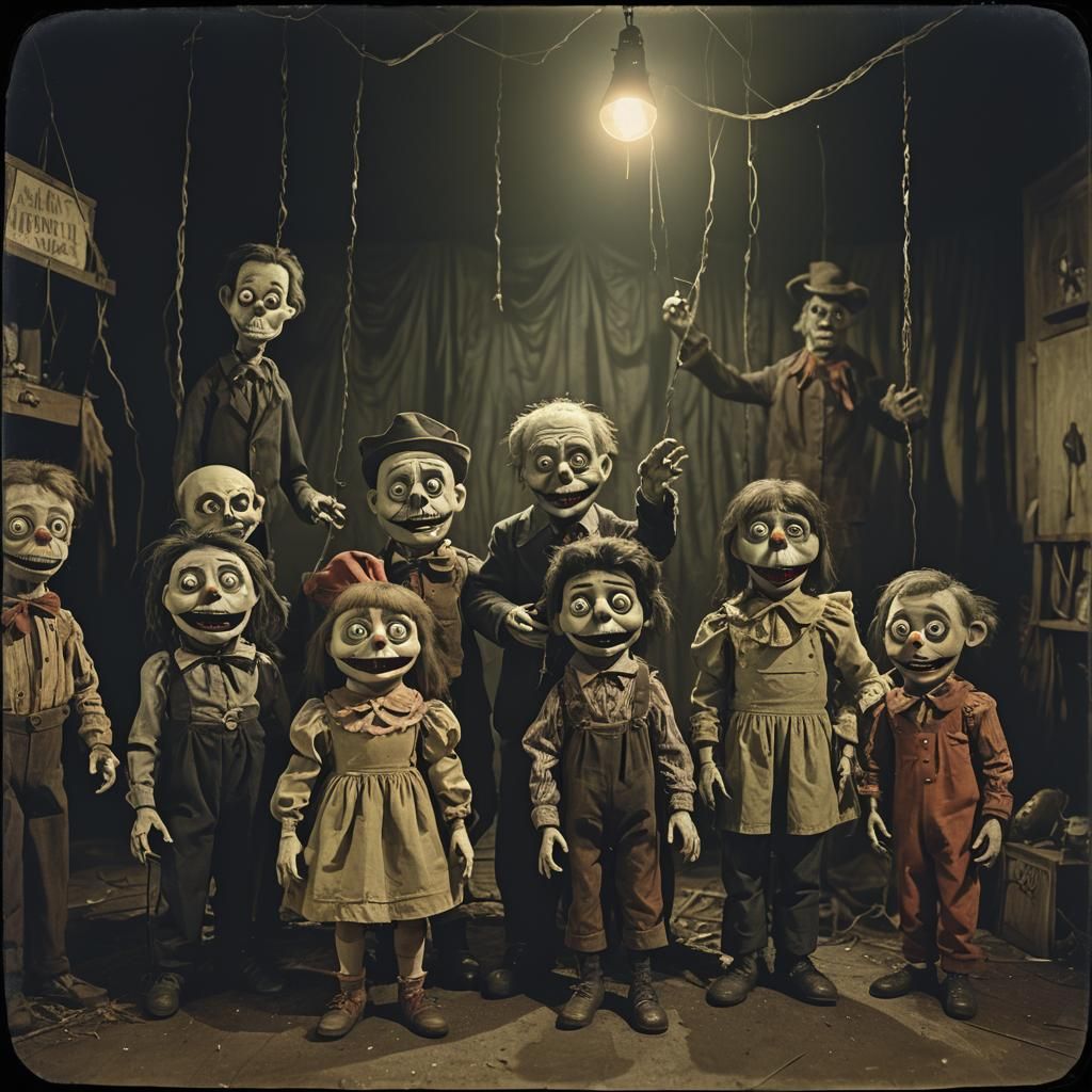 You’ll be staying in my puppet room tonight. - AI Generated Artwork ...