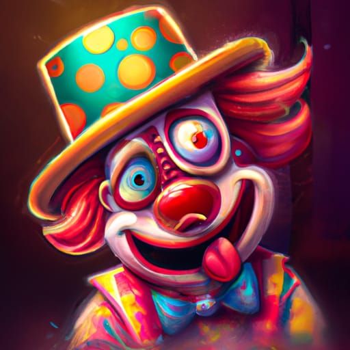 Kooky Clown - AI Generated Artwork - NightCafe Creator