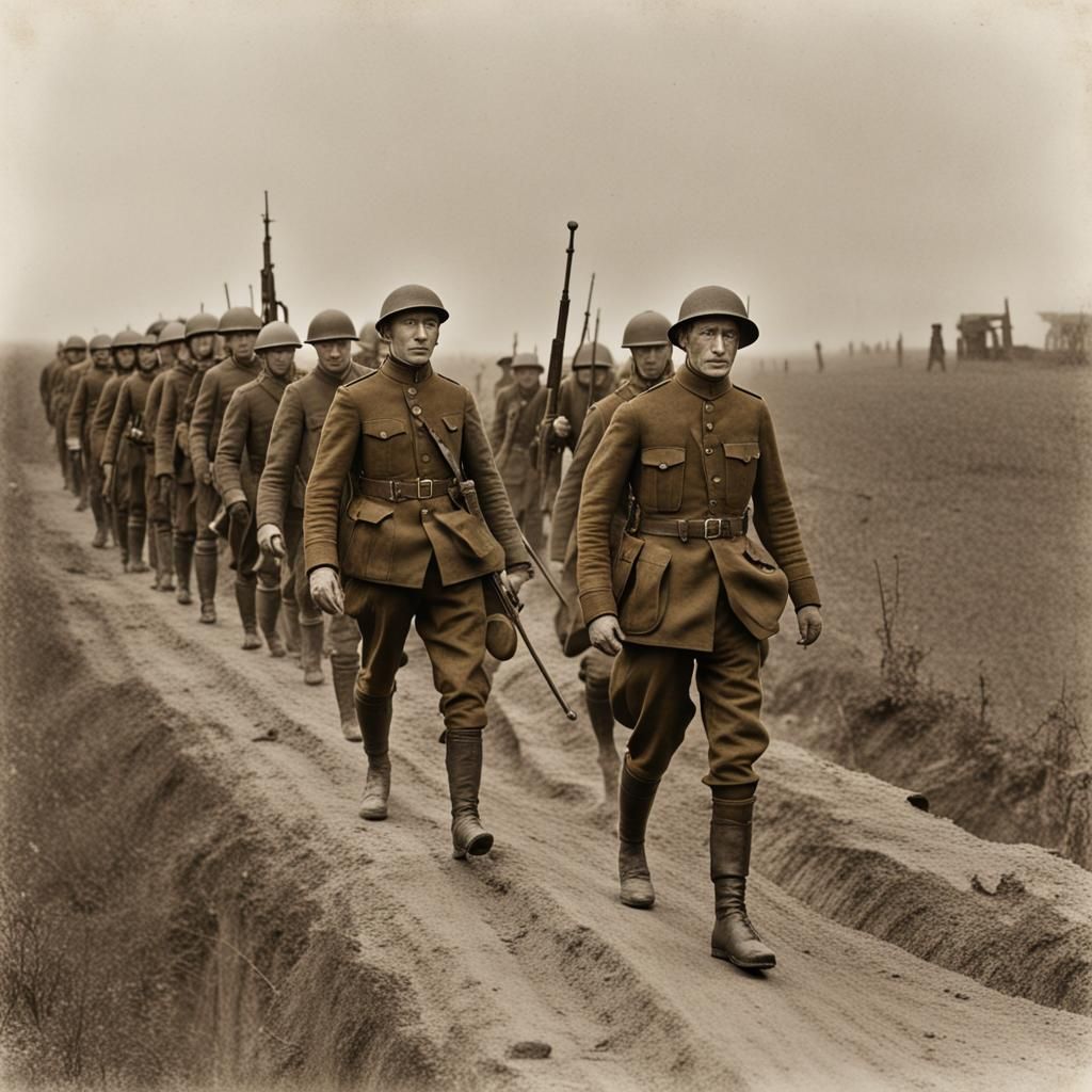 Ww1  by @Heavy metal fleur de lis
