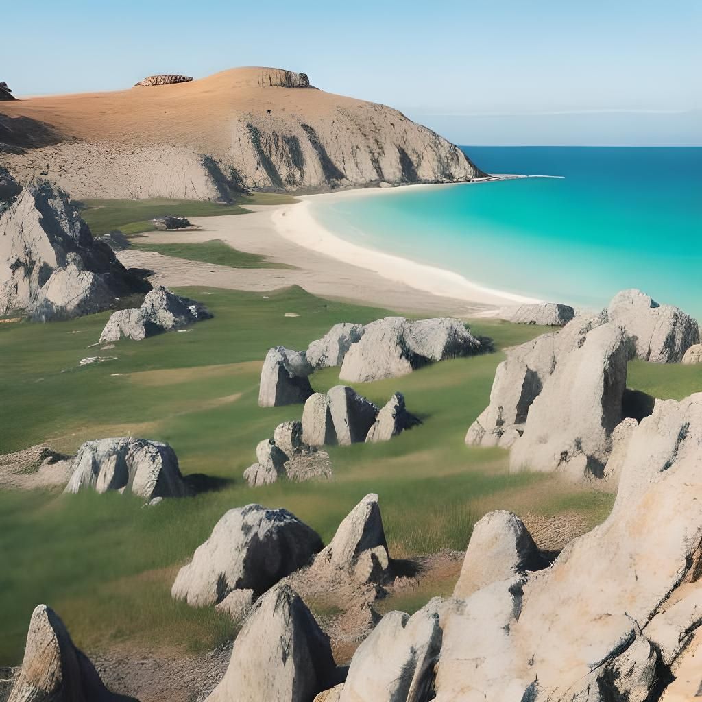 Bright Yellow Sun Generated by AI