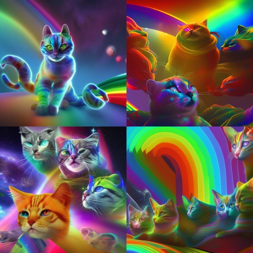 trippy-rainbow-cats-in-space-ai-generated-artwork-nightcafe-creator