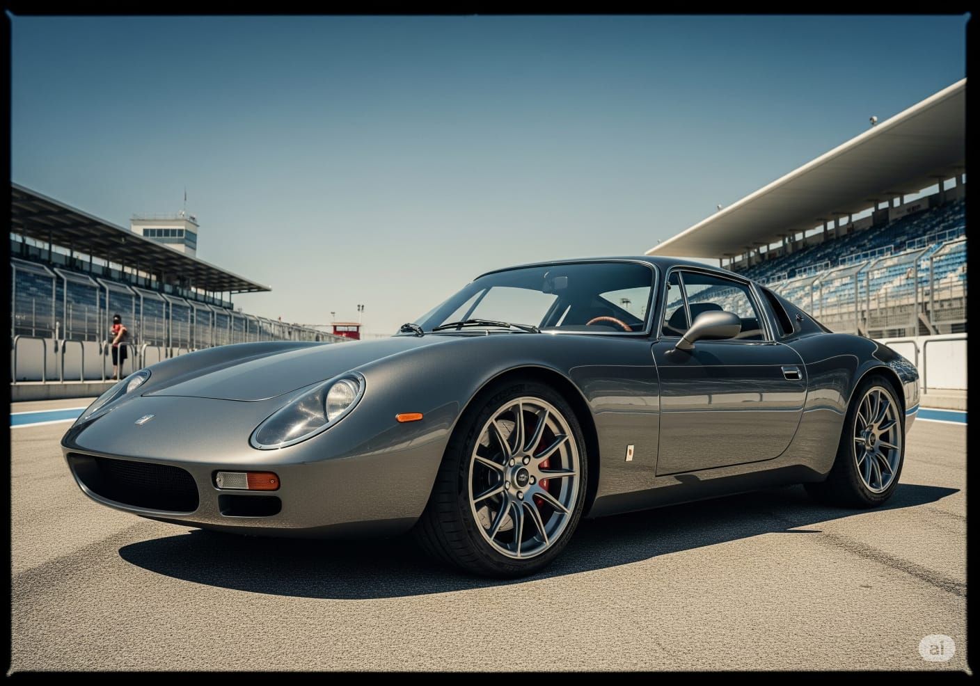 Retro Modern Sport Car Design, Front Engine Concept #1