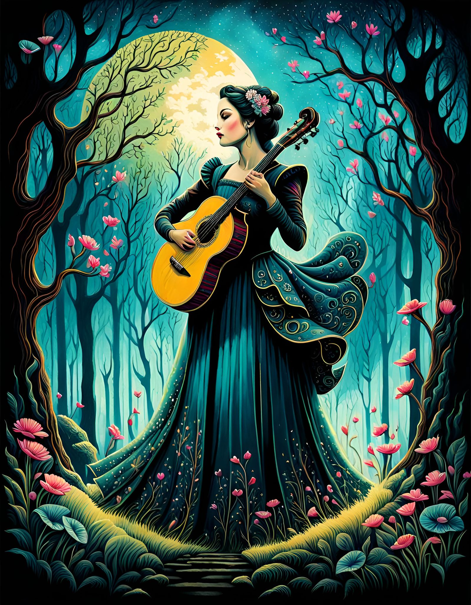Singing on the first night of the spring