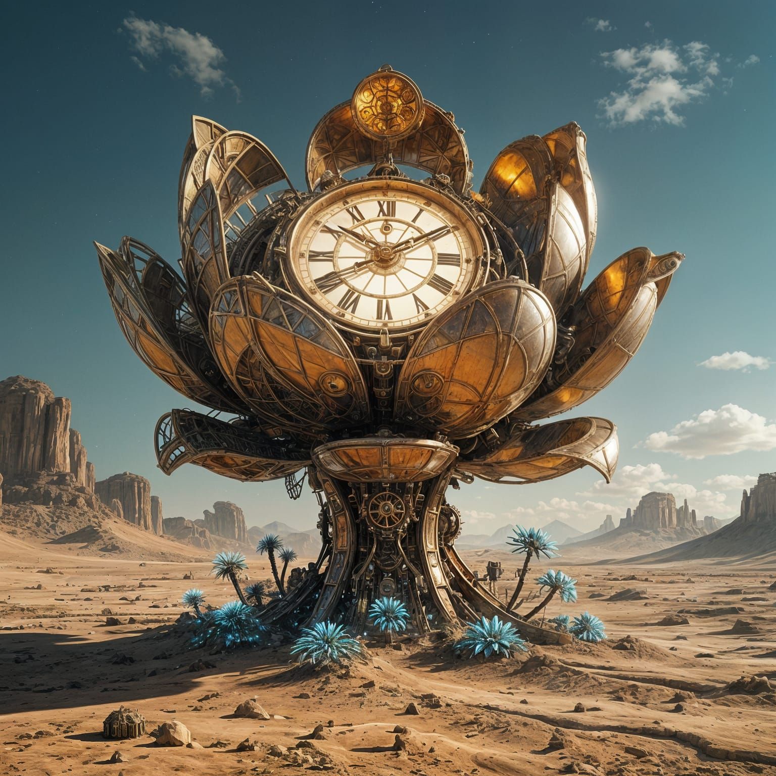 mechanical flower  by @pistacchiover