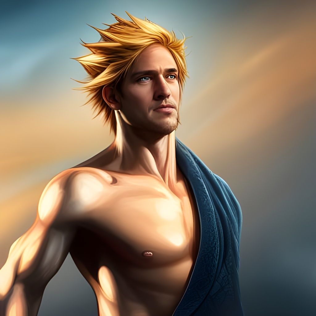 Golden Haired God AI Generated Artwork NightCafe Creator golden-haired-god-ai-generated-artwork-nightcafe-creator