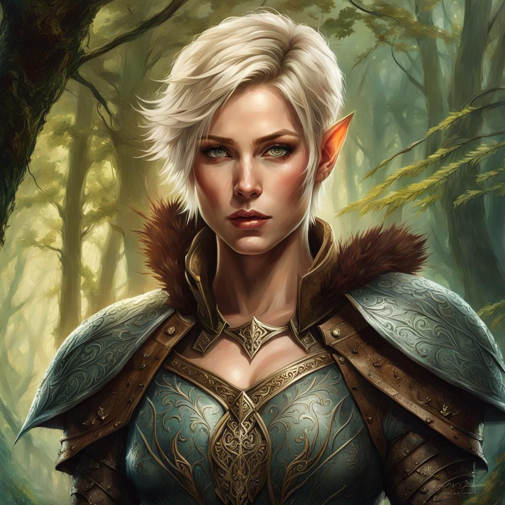 Elf Warrior - AI Generated Artwork - NightCafe Creator