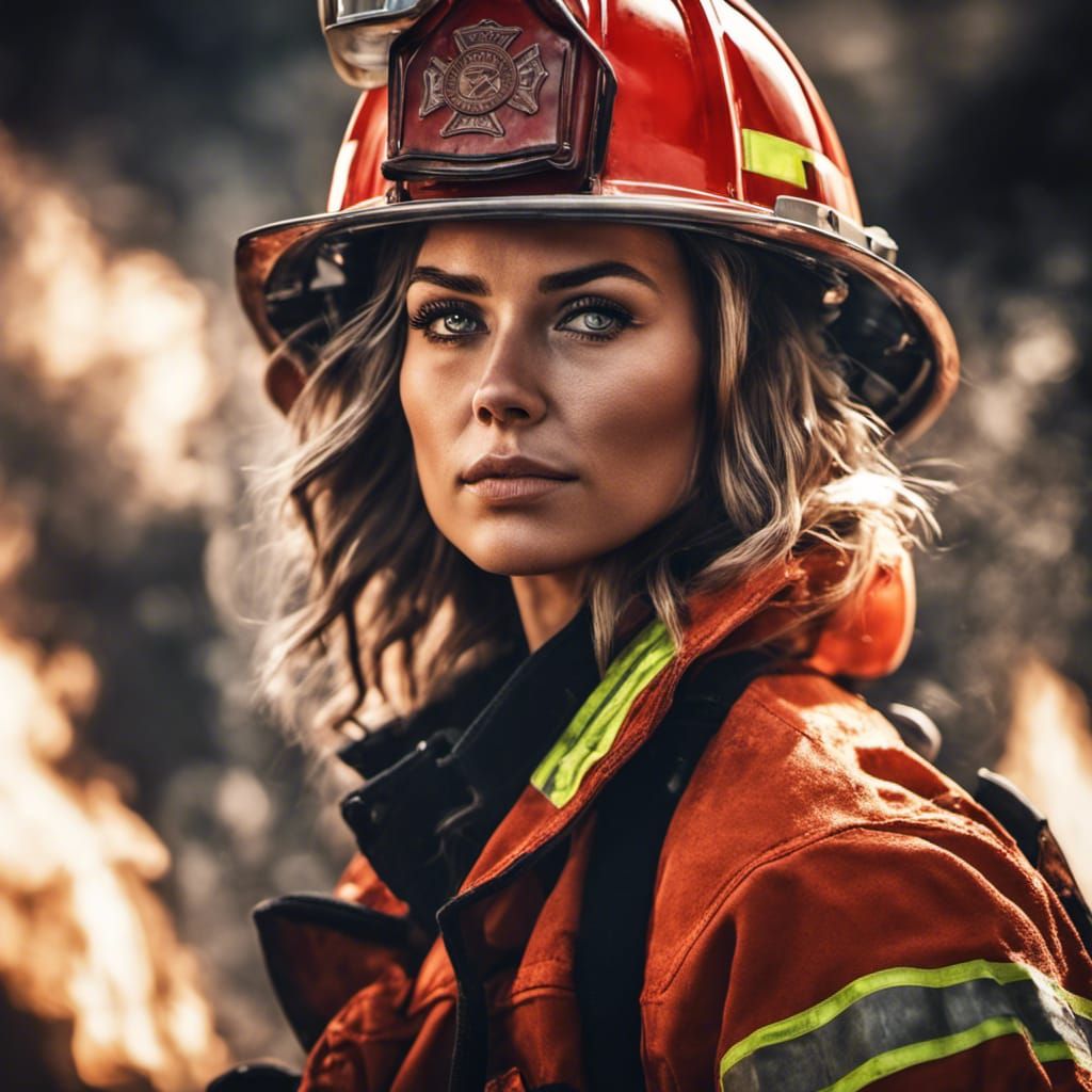 Firefighter 3 - AI Generated Artwork - NightCafe Creator