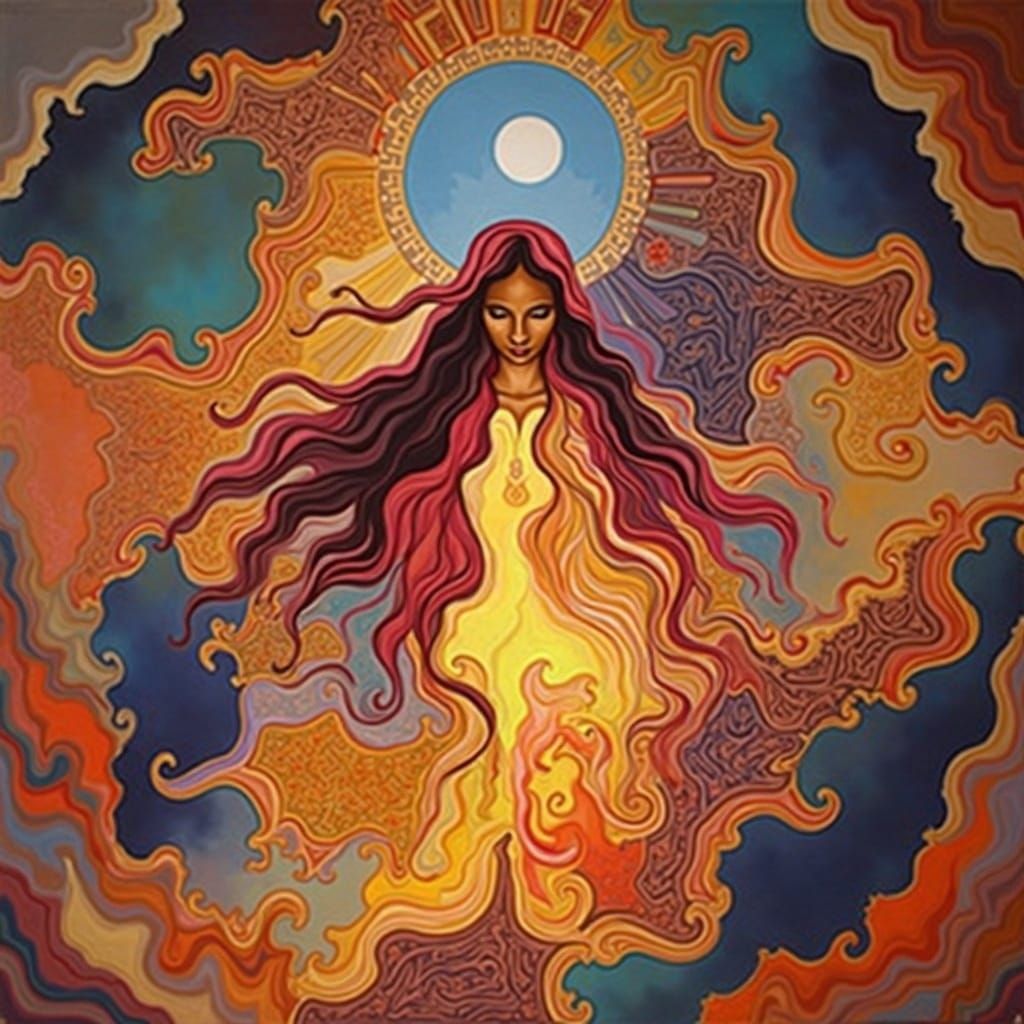  A breathtakingly beautiful, meticulously detailed, and dramatically atmospheric masterpiece, imbued with fanciful and whimsical sensuality,...