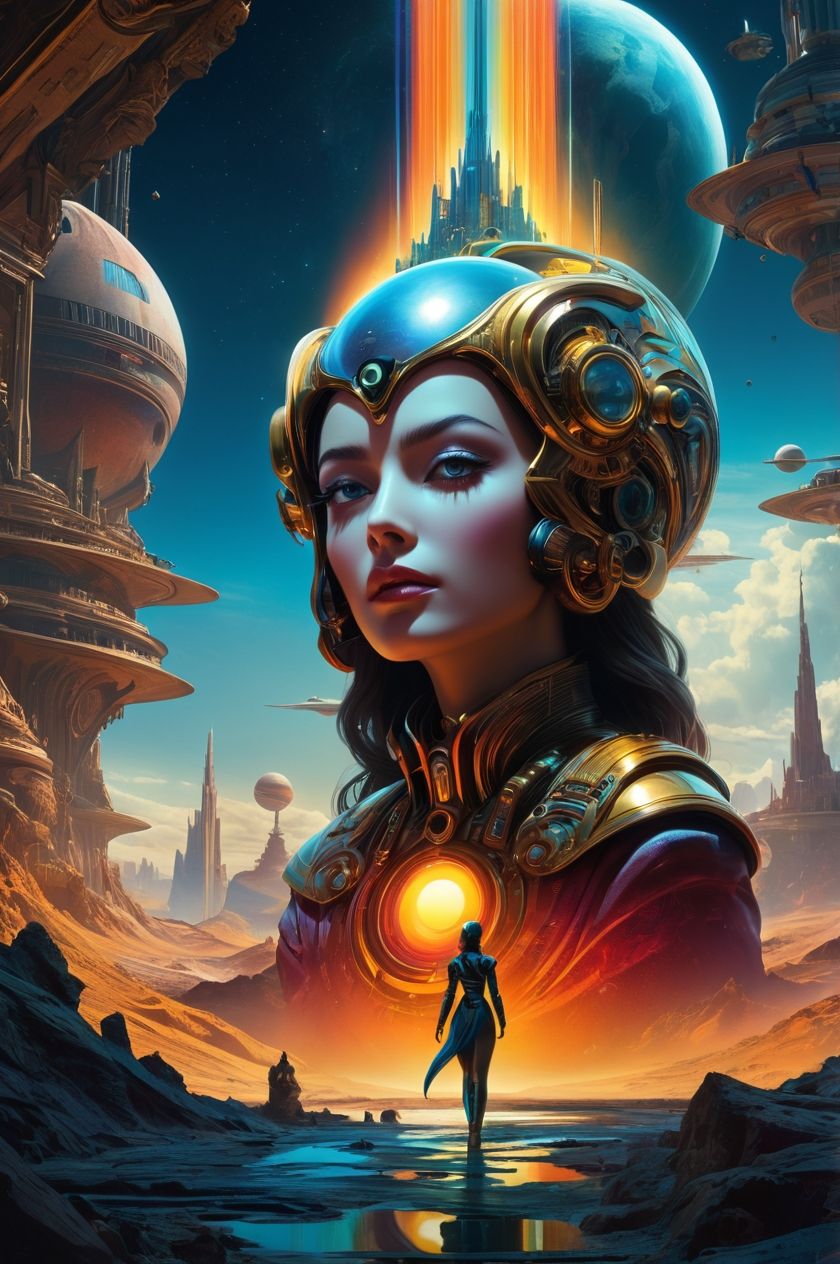 Science fiction film poster without text