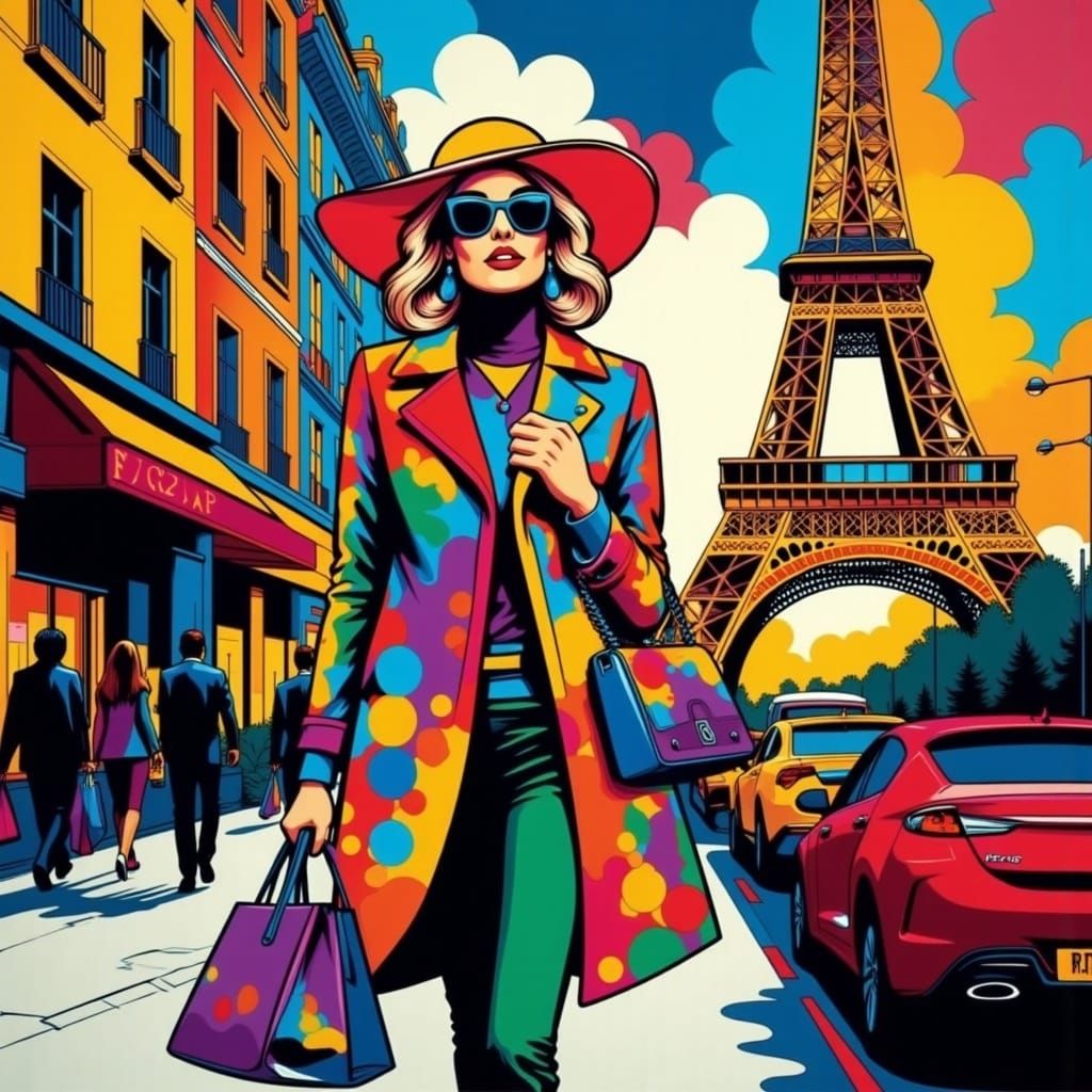 <lora:Pop Art Flux:1.0> "