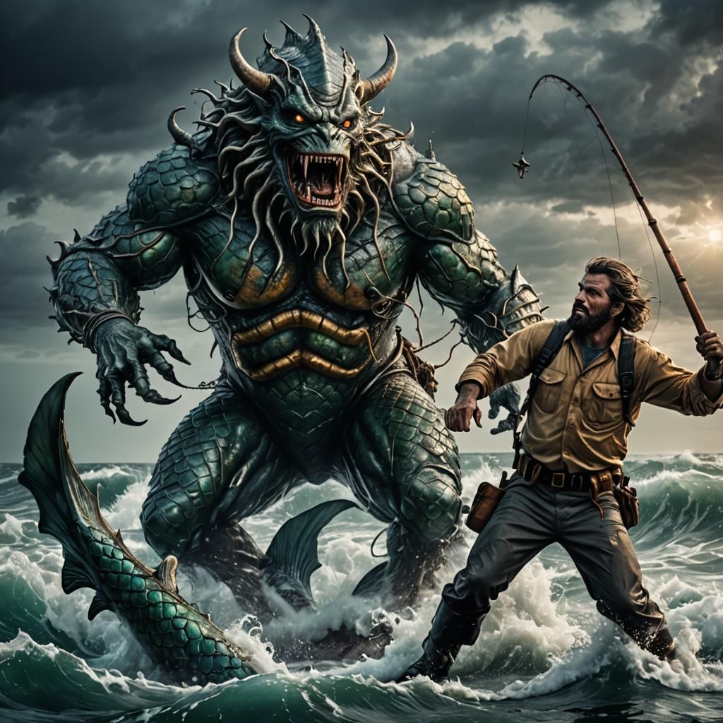 Bearing sea fisherman attacked by mermaid monster from hell