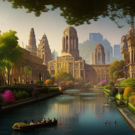 beautiful canal  undefined