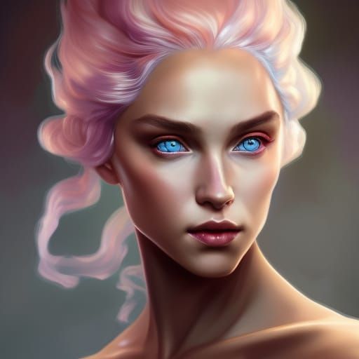 A beautiful Targaryen princess with blue eyes