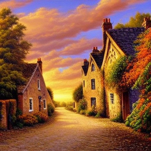 A beautiful English village