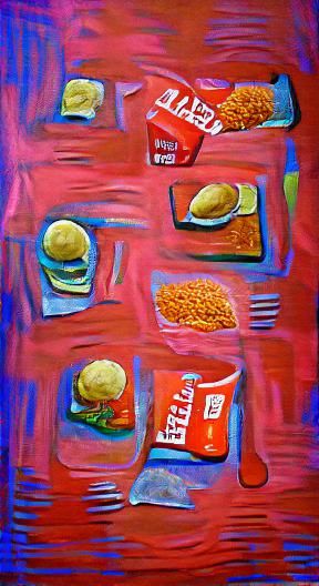 Sell this meal acrylic art