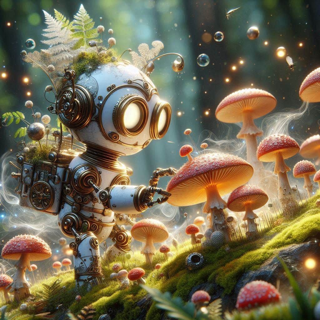Mushroom robot