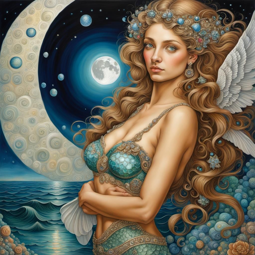 Mermaid angel