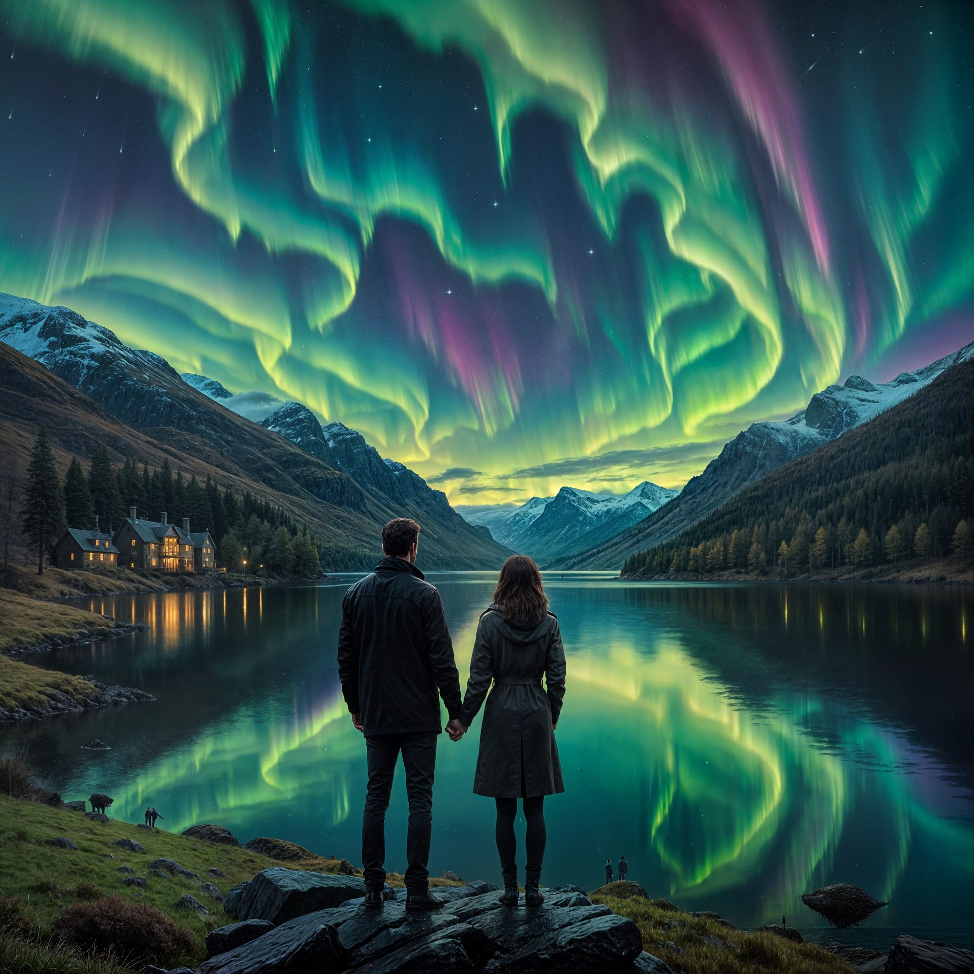 Suddenly their evening was ruined...