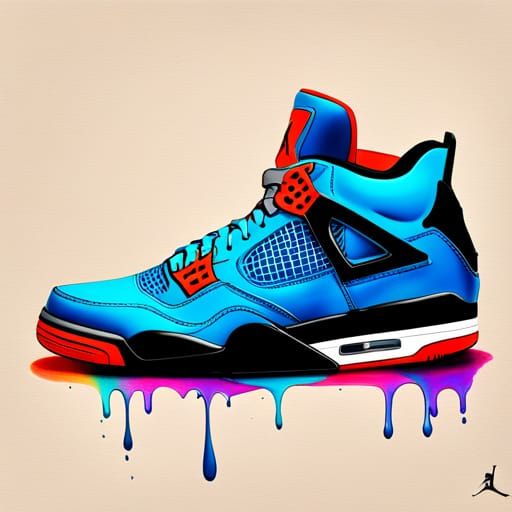 Nike Air Jordan 40 sneaker - AI Generated Artwork - NightCafe Creator