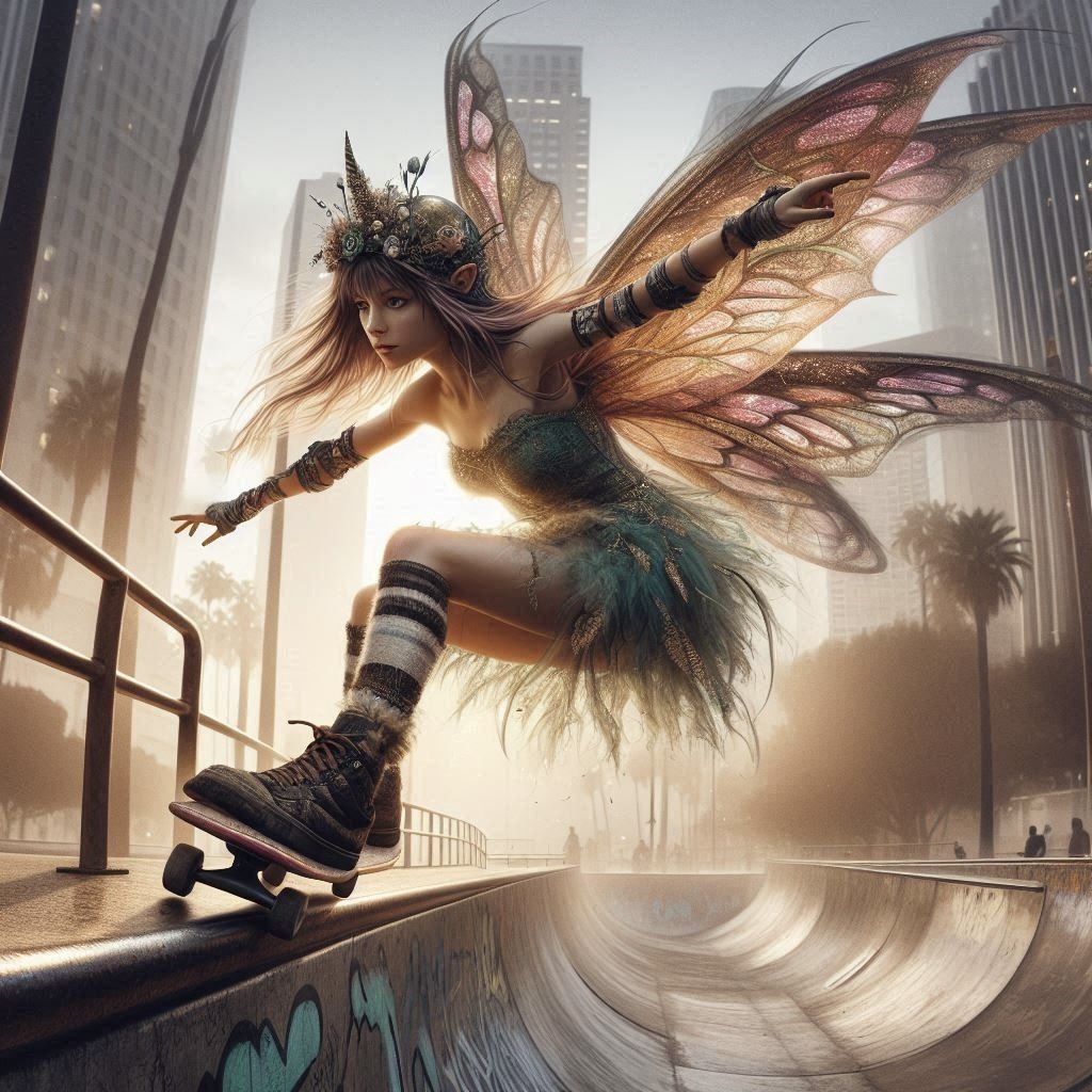 Fairy Skateboarder 3