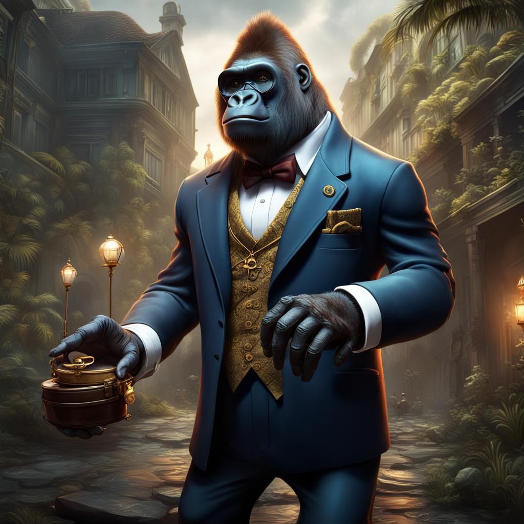 The Butler - AI Generated Artwork - NightCafe Creator