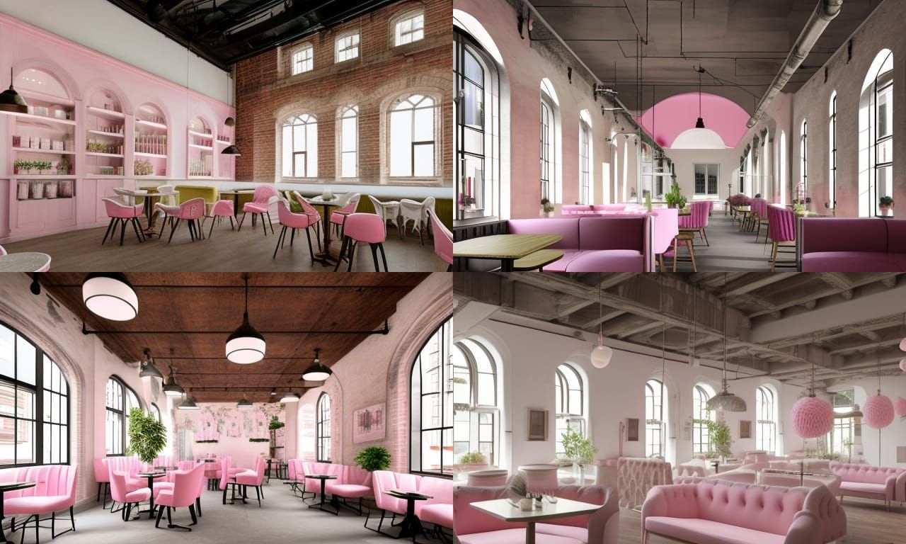 when textile factory turned into a cafe
