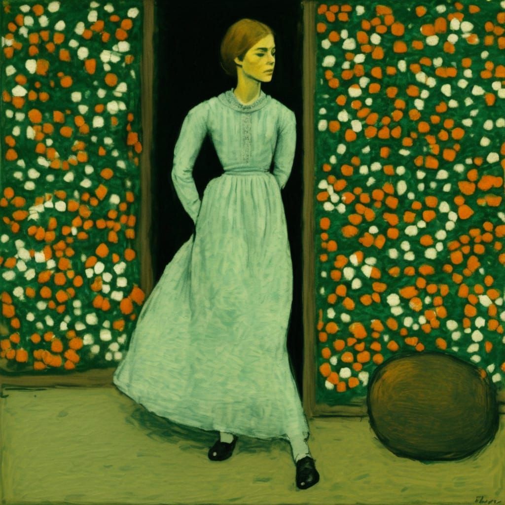 Ethereal Beauty in a Pre-Raphaelite Dream