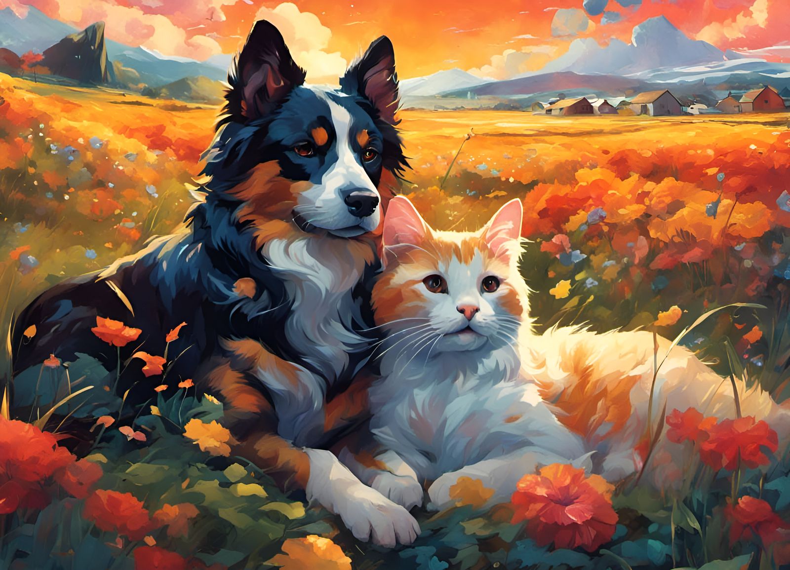 Unlikely Friends  by @Christian