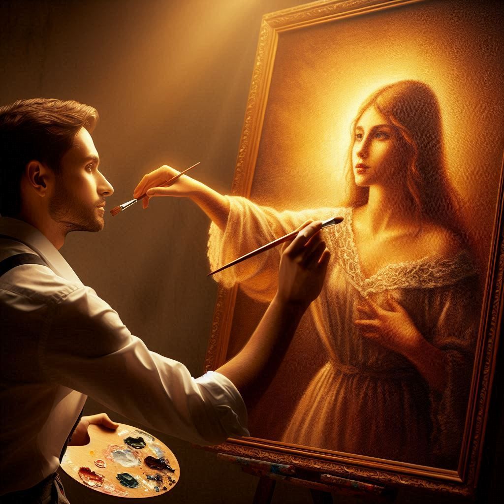 Painting the painter