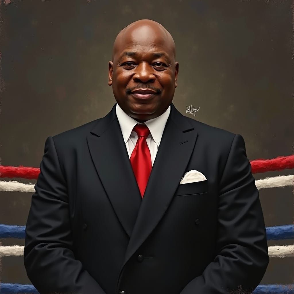 george Foreman with R.I.P