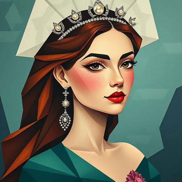 A BEAUTIFUL MERMAID PORTRAIT GIRL WITH LONG HAIR AND PRETTY ...