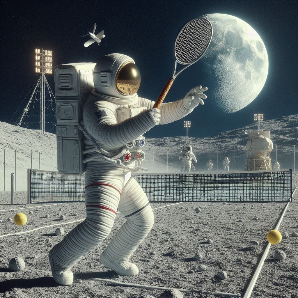 Moon tennis