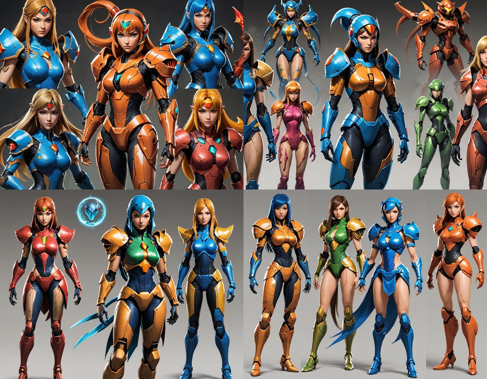 Creating a fusion of iconic video game characters like Kitan...