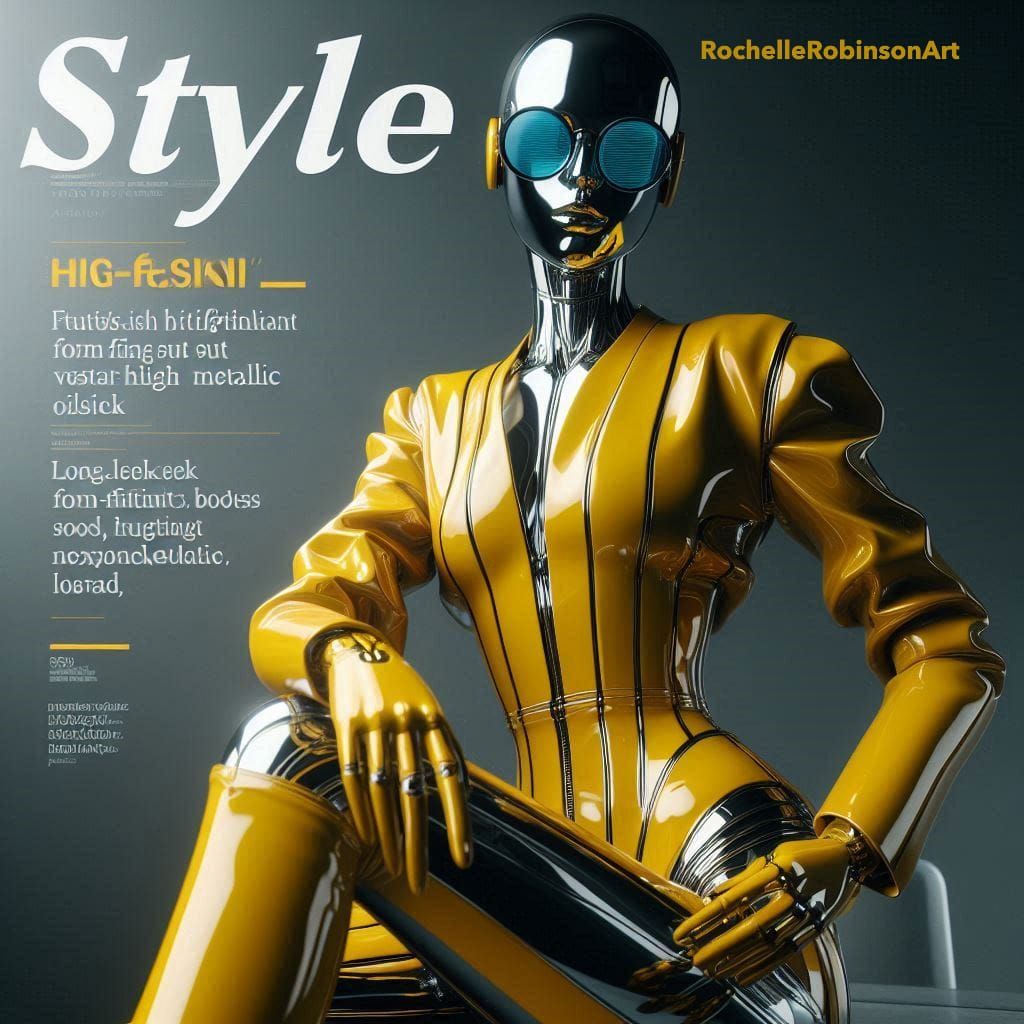 I Am A Robot Fashion Model