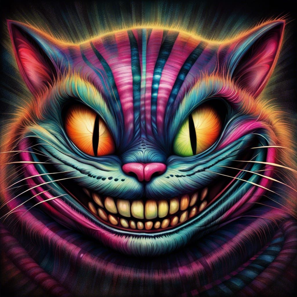 Cheshire Grin - AI Generated Artwork - NightCafe Creator