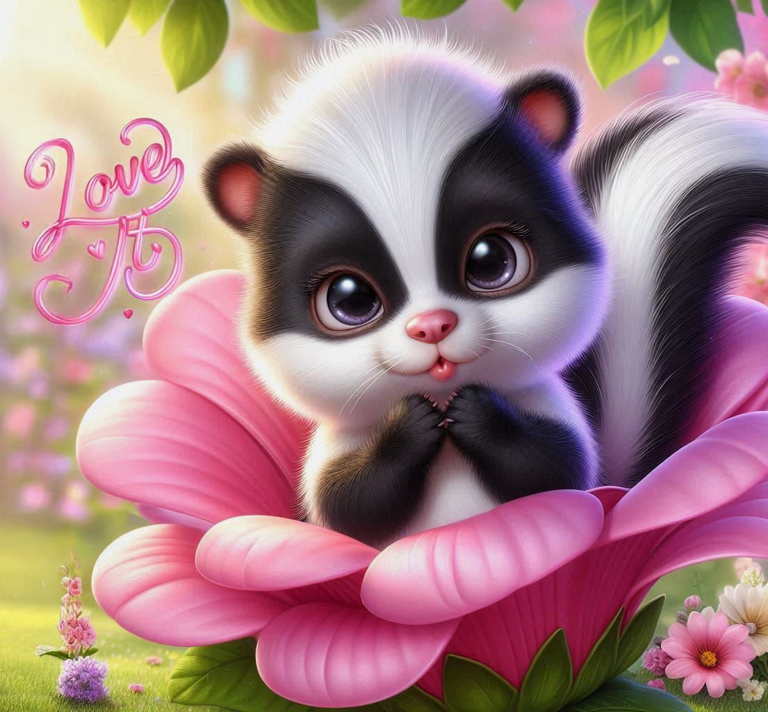Love it! - (1) - Cute Skunk