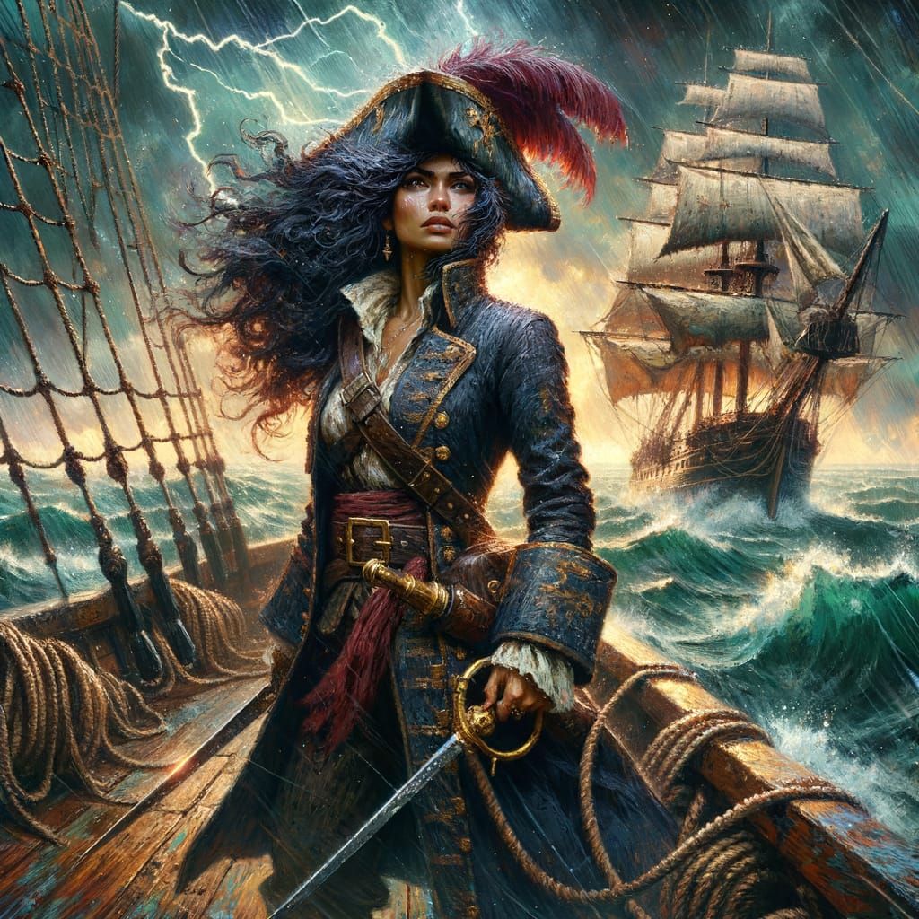 High Seas Queen  by @dreampixel_ai