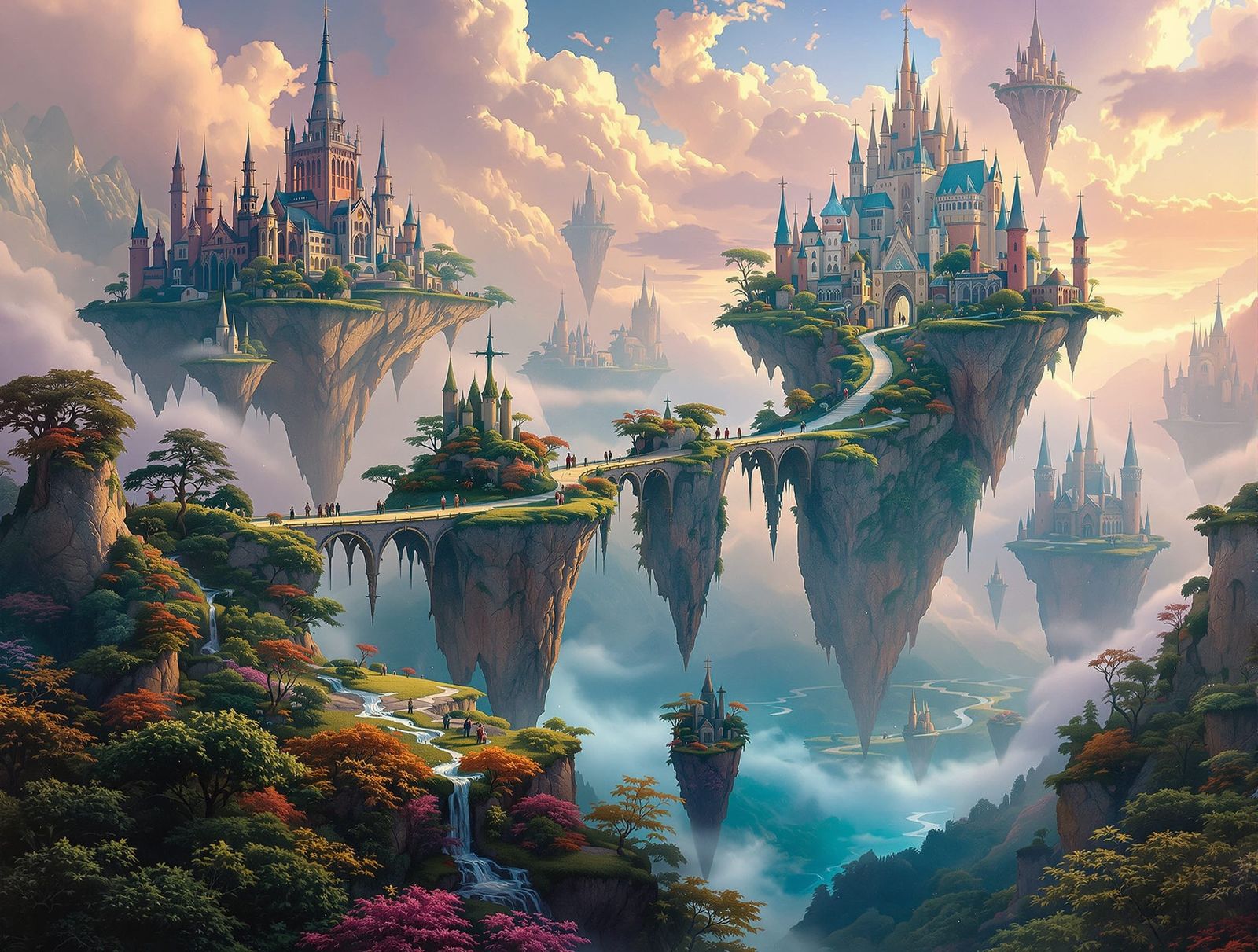 Magic castles in the sky.  by @Joris