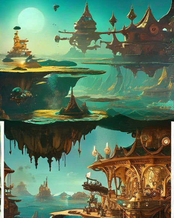 Split Scene AI Generated Artwork NightCafe Creator split-scene-ai-generated-artwork-nightcafe-creator