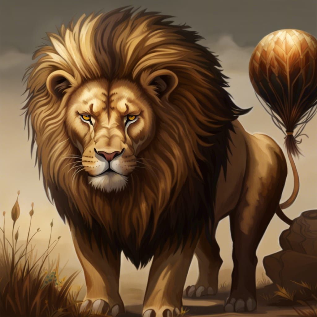 Darsanna unique lion